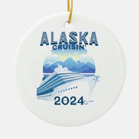 Décoration En Céramique Alaska Cruisin' 2024 (Devant)
