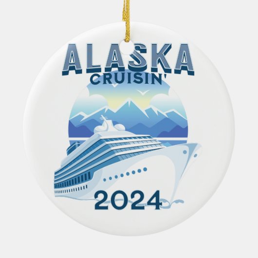 Décoration En Céramique Alaska Cruisin' 2024 (Dos)