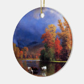 Décoration En Céramique Albert Bierstadt - Sur le Saco, l'art (Gauche)