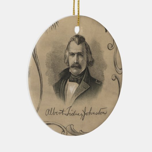 Décoration En Céramique Albert Sidney Johnston (Droite)