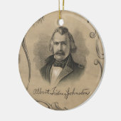 Décoration En Céramique Albert Sidney Johnston (Gauche)