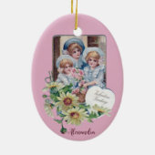 DÉCORATION EN CÉRAMIQUE ALESSANDRA ~ VALENTINE EGG ~ 1908 ~ (Dos)