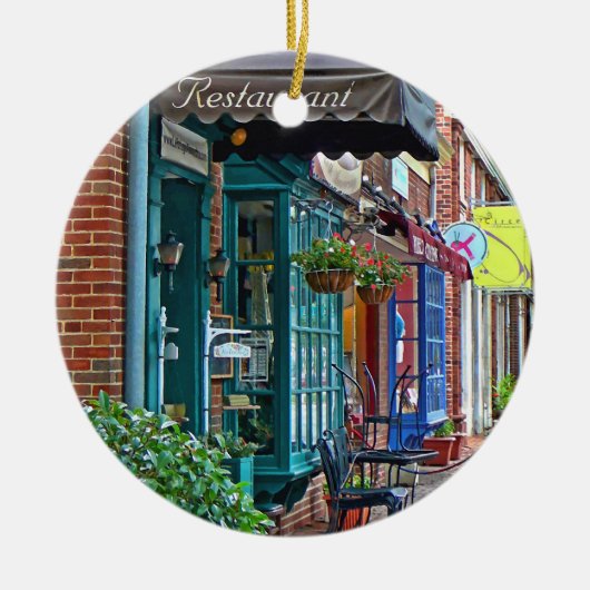 Décoration En Céramique Alexandria VA - Restaurant Avec Awning Brown (Devant)