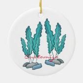 Décoration En Céramique Algues bleues Thunder_Cove (Dos)