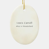 Décoration En Céramique Alice au pays des merveilles (Dos)