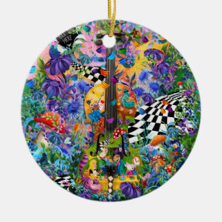 Décoration En Céramique Alice au pays des merveilles Organisation du Tea P