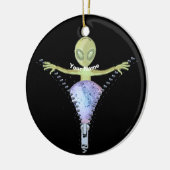Décoration En Céramique Alien à fermeture éclair (Gauche)