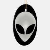 Décoration En Céramique Alien Grey Head (Droite)