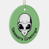 Décoration En Céramique Alien spatial Extraterrestrial en cours (Droite)