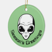 Décoration En Céramique Alien spatial Extraterrestrial en cours (Gauche)