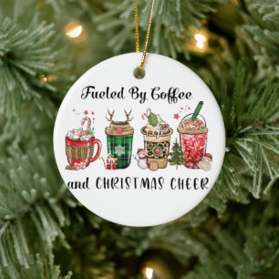 Décoration En Céramique Alimenté par Café et Noël