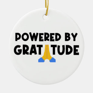Décoration En Céramique Alimenté par la gratitude