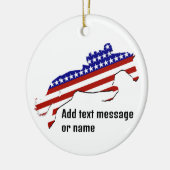 Décoration En Céramique All-American Equestrian Rider (Gauche)