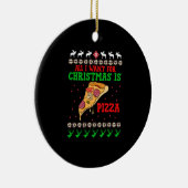 Décoration En Céramique All I Want For Christmas Pizza (Droite)