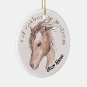 Décoration En Céramique Aller à cheval Ornament (Droite)