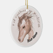 Décoration En Céramique Aller équitation (Droite)