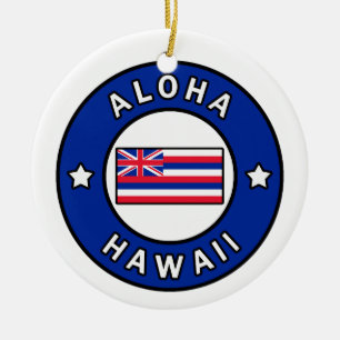 Décoration En Céramique Aloha Hawaii