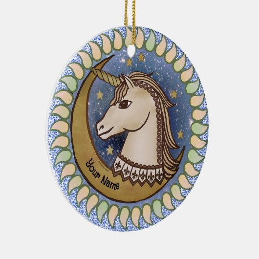 Décoration En Céramique Alors Brave Unicorn (Droite)