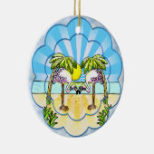 Décoration En Céramique Amateurs de Flamant rose (Droite)