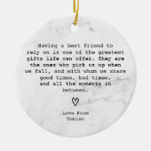 Décoration En Céramique Amazing Best Special Friend Definition (Devant)