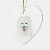 Décoration En Céramique American Eskimo (Gauche)
