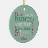 Décoration En Céramique Amis de Joyeux Noël de Bunco (Droite)