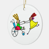 Décoration En Céramique Amis handicapés (Gauche)