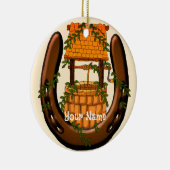 Décoration En Céramique Amish Horseshoe Wishing (Droite)