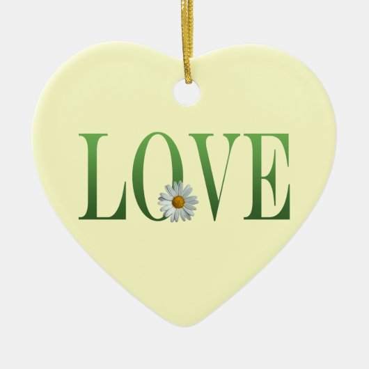 DÉCORATION EN CÉRAMIQUE AMOUR (Devant)