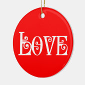 DÉCORATION EN CÉRAMIQUE AMOUR (Gauche)