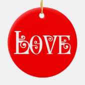 DÉCORATION EN CÉRAMIQUE AMOUR (Dos)