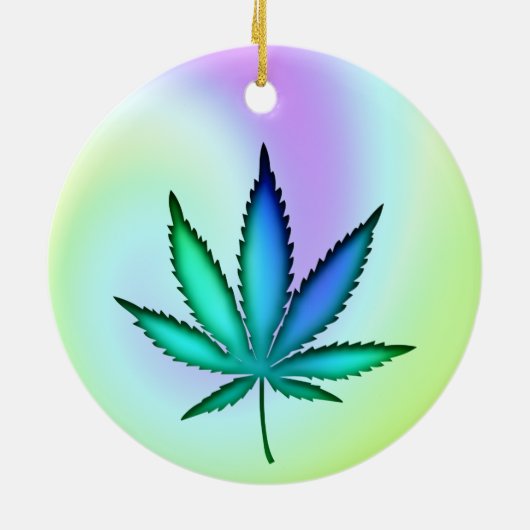 Décoration En Céramique Amour arc-en-ciel (Dos)