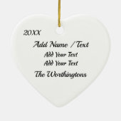 Décoration En Céramique Amour Flamant rose amusant (Dos)