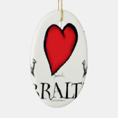 Décoration En Céramique amour Gibraltar (Droite)