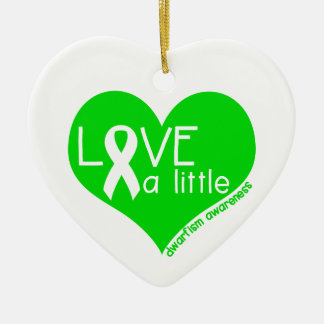 Décoration En Céramique Amour Un Peu Nwarfisme L'Ornament De Sensibilisati