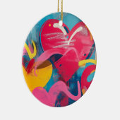 Décoration En Céramique Amour urbain : Coeurs de graffitis (Droite)