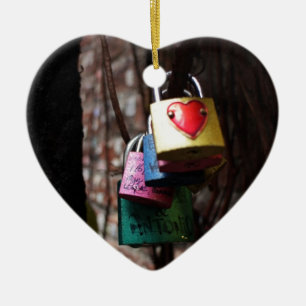 Décoration En Céramique Amour verrouillé