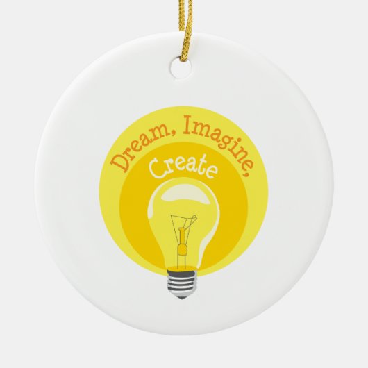 Décoration En Céramique Ampoule (Devant)