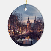 Décoration En Céramique Amsterdam, photo du paysage urbain (Gauche)