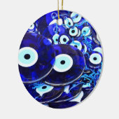 Décoration En Céramique Amulettes d'yeux bleues (Gauche)