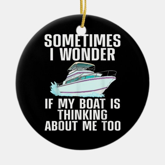 Décoration En Céramique Amusant Bateau Art Pour Hommes Femmes Bateau Batea (Devant)