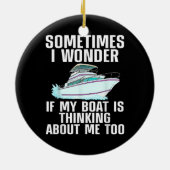 Décoration En Céramique Amusant Bateau Art Pour Hommes Femmes Bateau Batea (Dos)