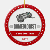 Décoration En Céramique Amusant joueur (Dos)