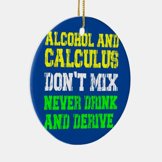 Décoration En Céramique Amusant Math Joke Mathématiques Mathématiques Humo (Droite)