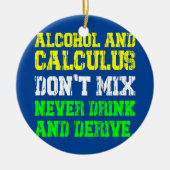 Décoration En Céramique Amusant Math Joke Mathématiques Mathématiques Humo (Devant)