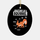 Décoration En Céramique Anatomie D'Un Écureuil (Droite)