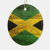 Décoration En Céramique Ancien drapeau jamaïcain en bois (Gauche)