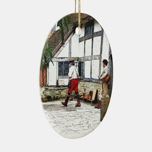 DÉCORATION EN CÉRAMIQUE ANCIENNE ANGLETERRE (Droite)