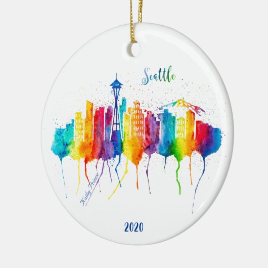 Décoration En Céramique Ancrage de Seattle (Gauche)