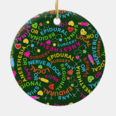 Décoration En Céramique Anesthésie (Dos)